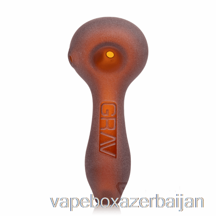 Vape Smoke GRAV Sandblasted Spoon Amber